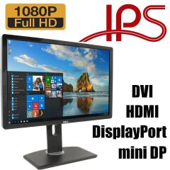 Монітор DELL U2413F / 24" (1920x1200) IPS / DVI, HDMI, 2xDisplayPort, mini DisplayPort, USB