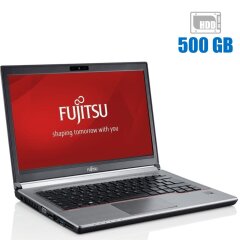 Ноутбук Б-класс Fujitsu LifeBook E734 / 13.3" (1366x768) TN / Intel Core i3-4000M (2 (4) ядра по 2.4 GHz) / 4 GB DDR3 / 500 GB HDD / Intel HD Graphics 4600 / WebCam / VGA / Windows 10 Pro