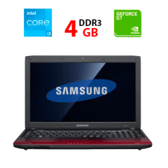 Ноутбук Samsung R580 / 15.6" (1366х768) TN / Intel Core i3-330M (2 (4) ядра по 2.13 GHz) / 4 GB DDR3 / 500 GB HDD / nVidia GeForce 310M, 1 GB DDR3, 128-bit