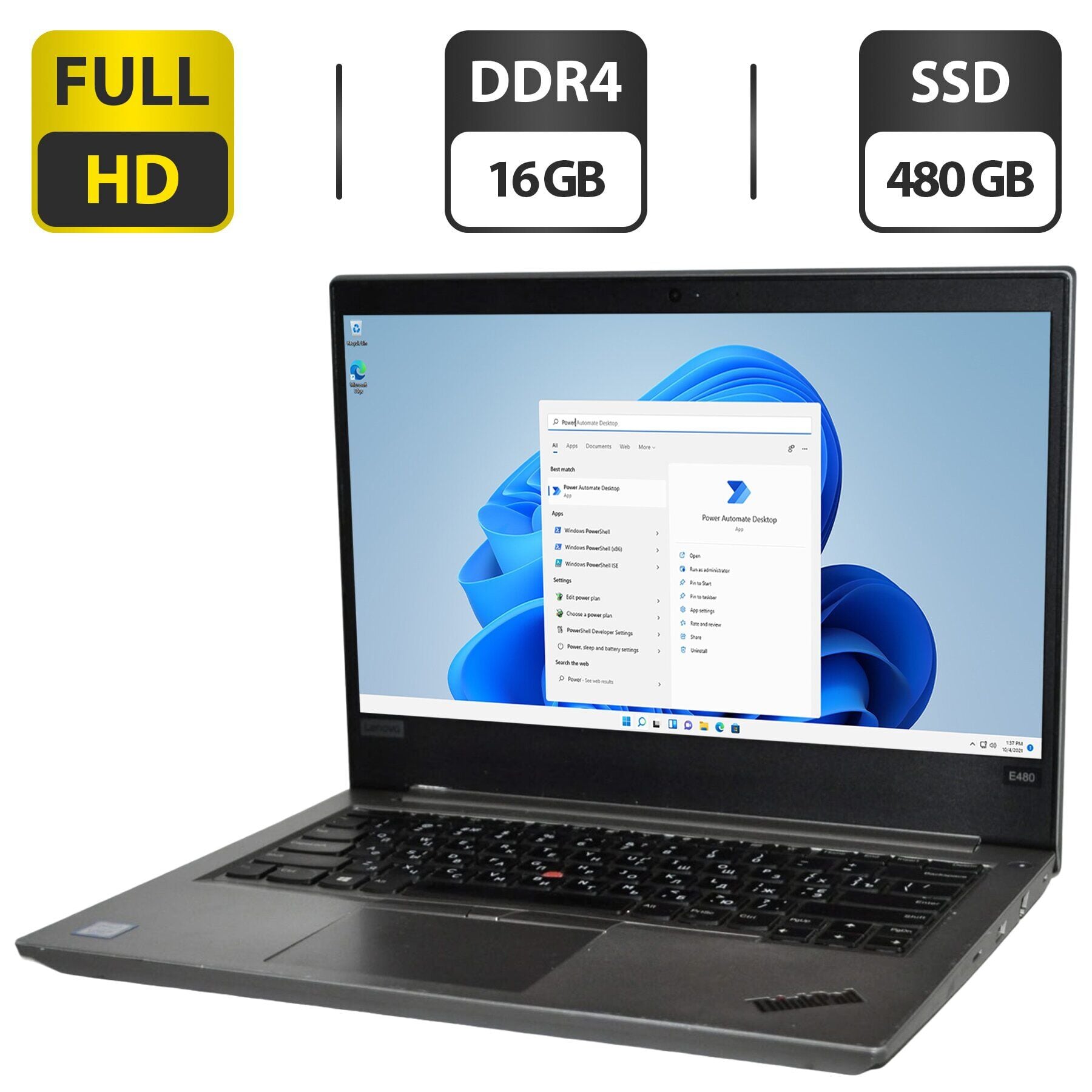 #518 レノボ Thinkpad E480 i5-7200U 16GB Купить ноутбук Б-класс Lenovo ThinkPad E480 / 14