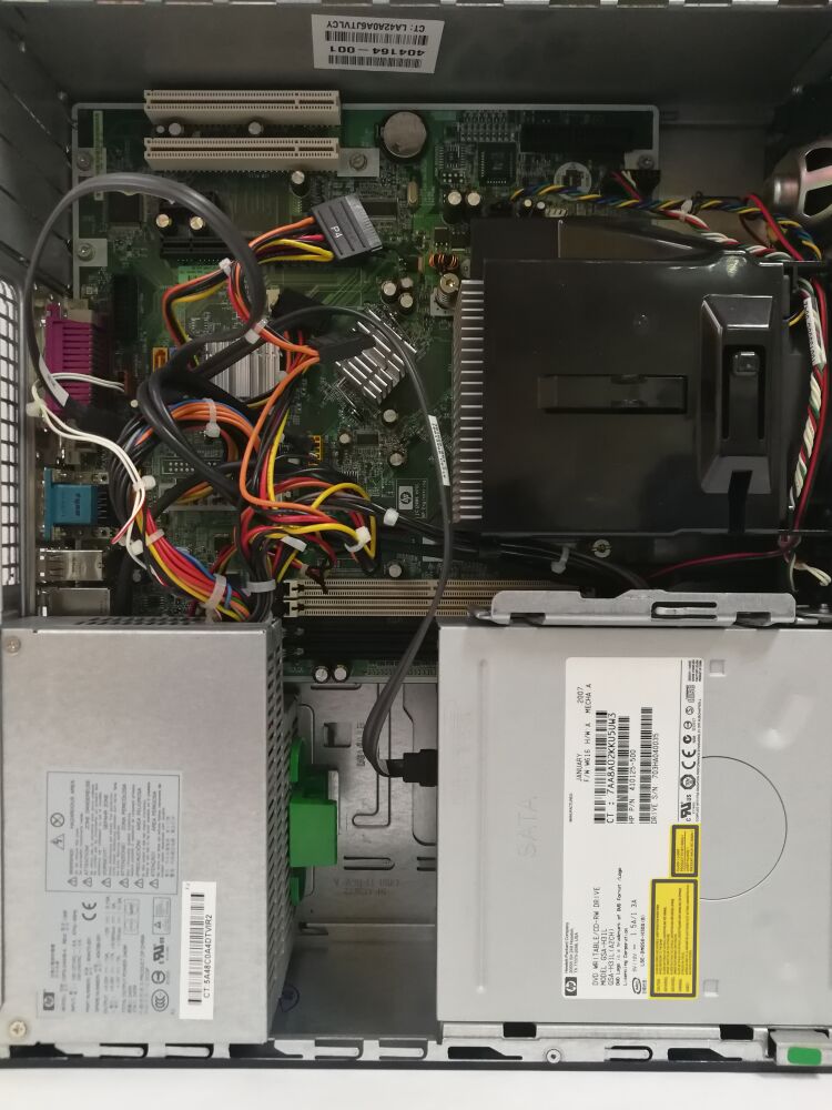 HP Compaq DC5750 SFF / AMD AthlonX2 4400+ (2 ядра по 2.3 GHz