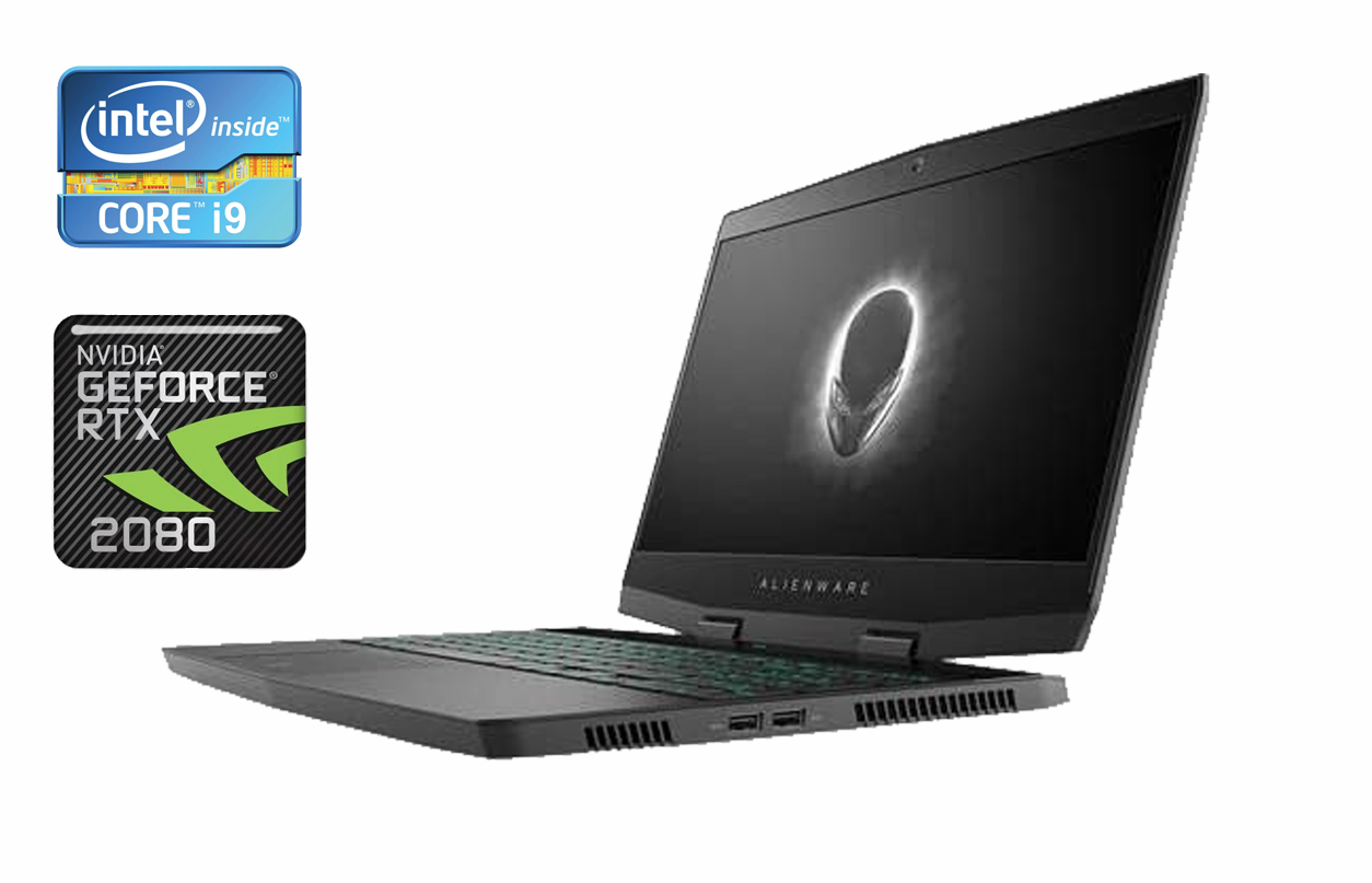 

Игровой ноутбук Б-класс Dell Alienware M15 / 15.6" (3840x2160) IPS / Intel Core i9-8950HK (6 (12) ядер по 2.9 - 4.8 GHz) / 32 GB DDR4 / 512 GB SSD + 1000 GB SSD / nVidia GeForce RTX 2080, 8 GB GDDR6, 256-bit / WebCam / Windows 10 Pro