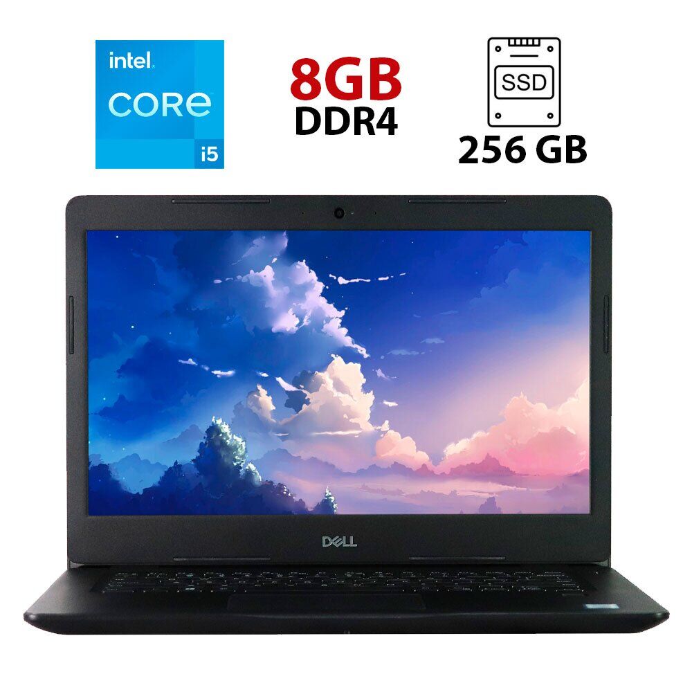 

Ноутбук Dell Latitude 3490 / 14" (1366x768) TN / Intel Core i5-8250U (4 (8) ядра по 1.6 - 3.4 GHz) / 8 GB DDR4 / 256 GB SSD / Intel UHD Graphics 620 / WebCam