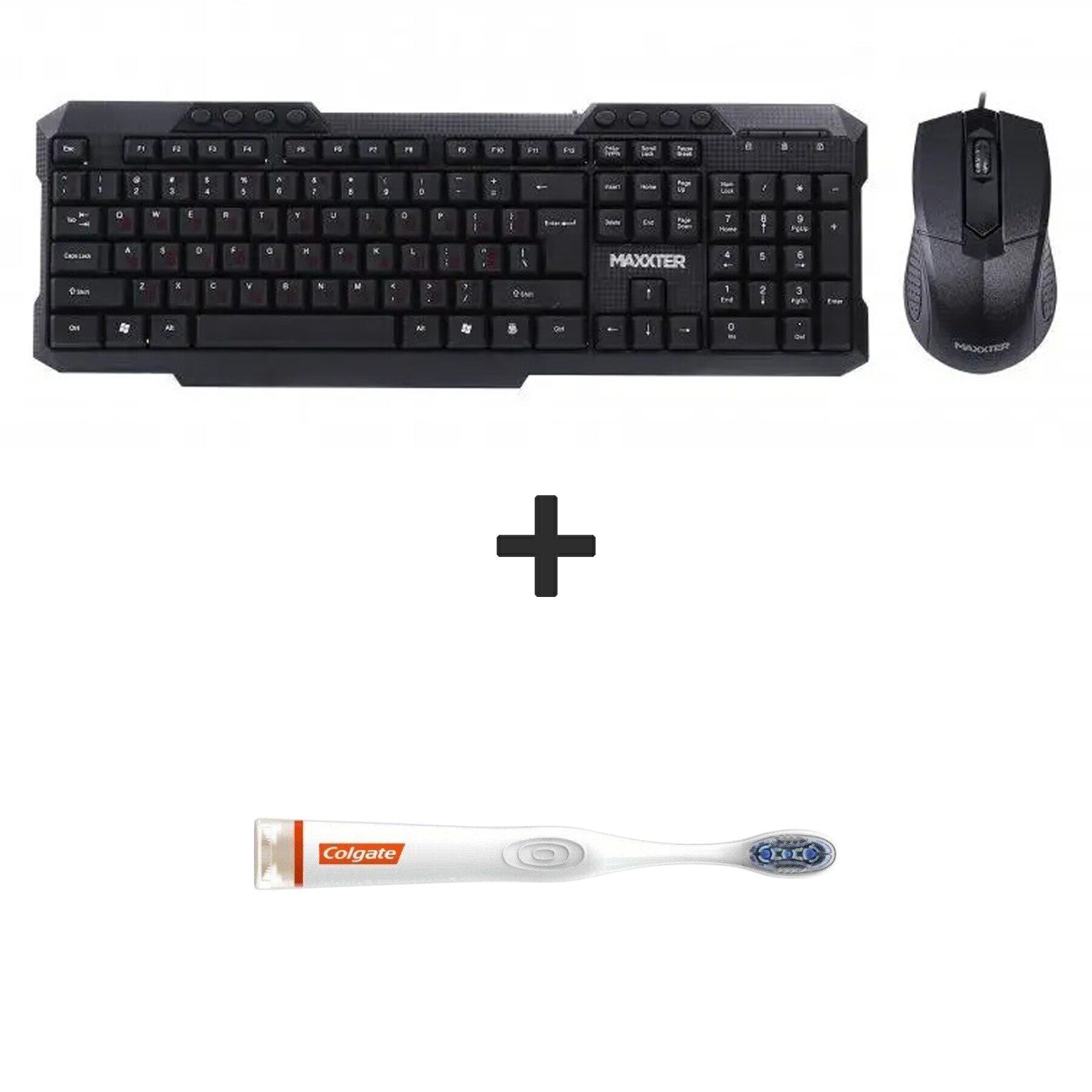 Новые клавиатура, мышка, кабели + Умная интерактивная зубная щетка Colgate Connect M1 / Bluetooth