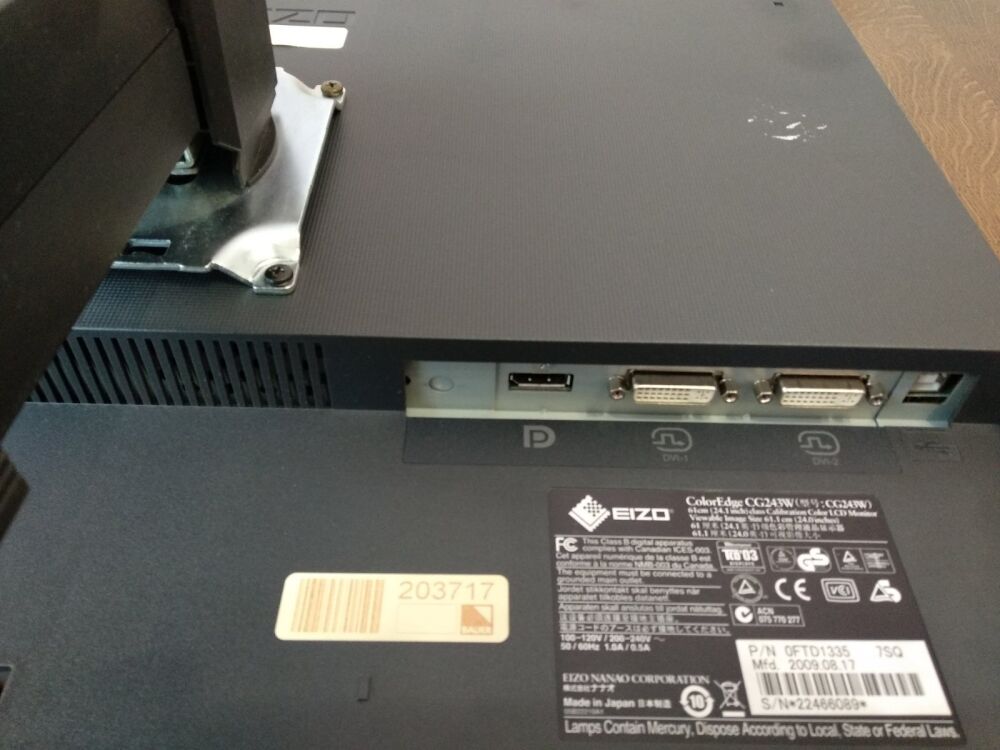 EIZO ColorEdge CG243W 24.1型1920×1200 Amazon.co.jp: EIZO ColorEdge 24.1インチ TFTモニタ ( 1920