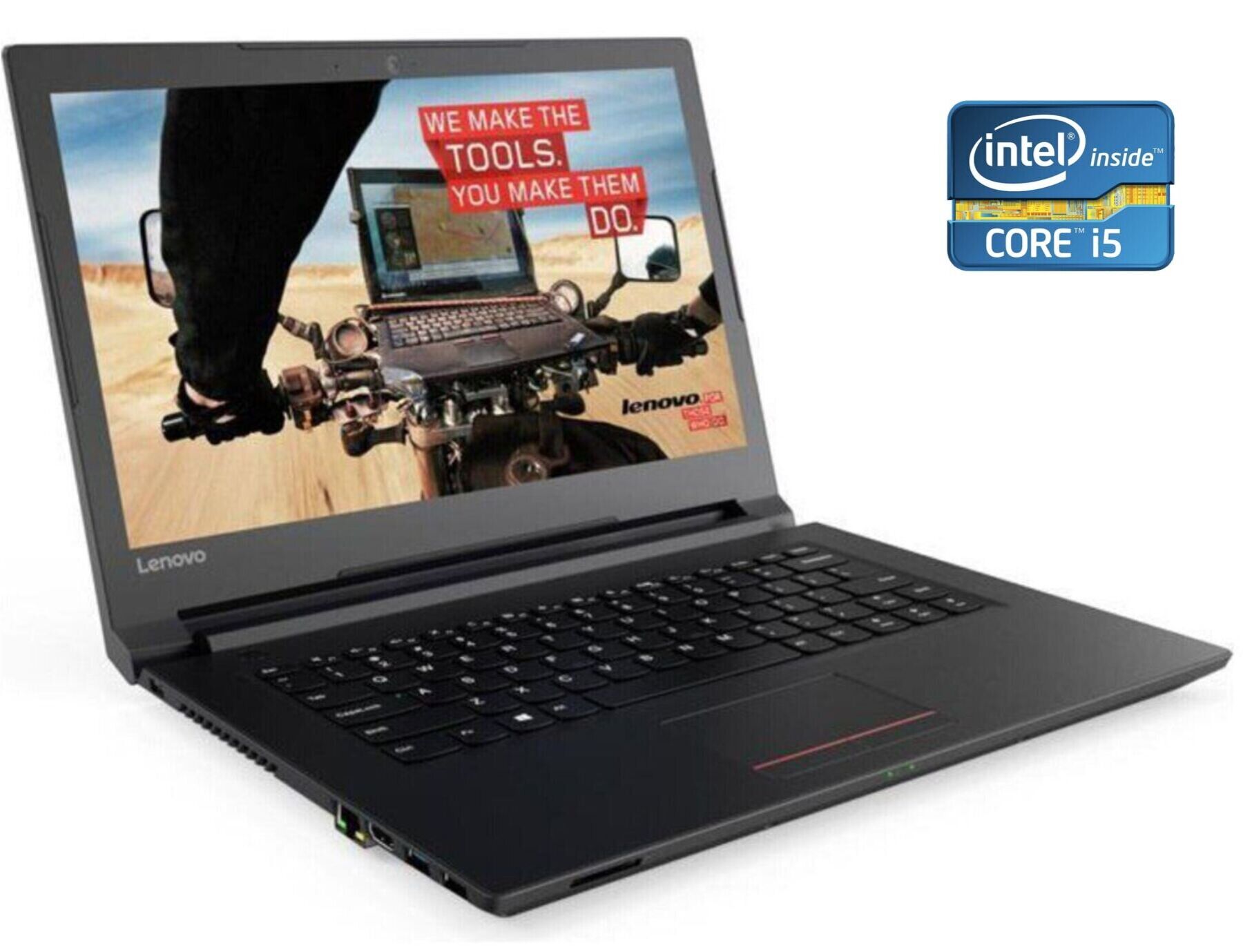 

Ноутбук Lenovo IdeaPad V110-15ISK / 15.6" (1366x768) TN / Intel Core i5-6200U (2 (4) ядра по 2.3 - 2.8 GHz) / 8 GB DDR4 / 256 GB SSD / Intel HD Graphics 520 / WebCam / DVD-ROM / Win 10 Pro