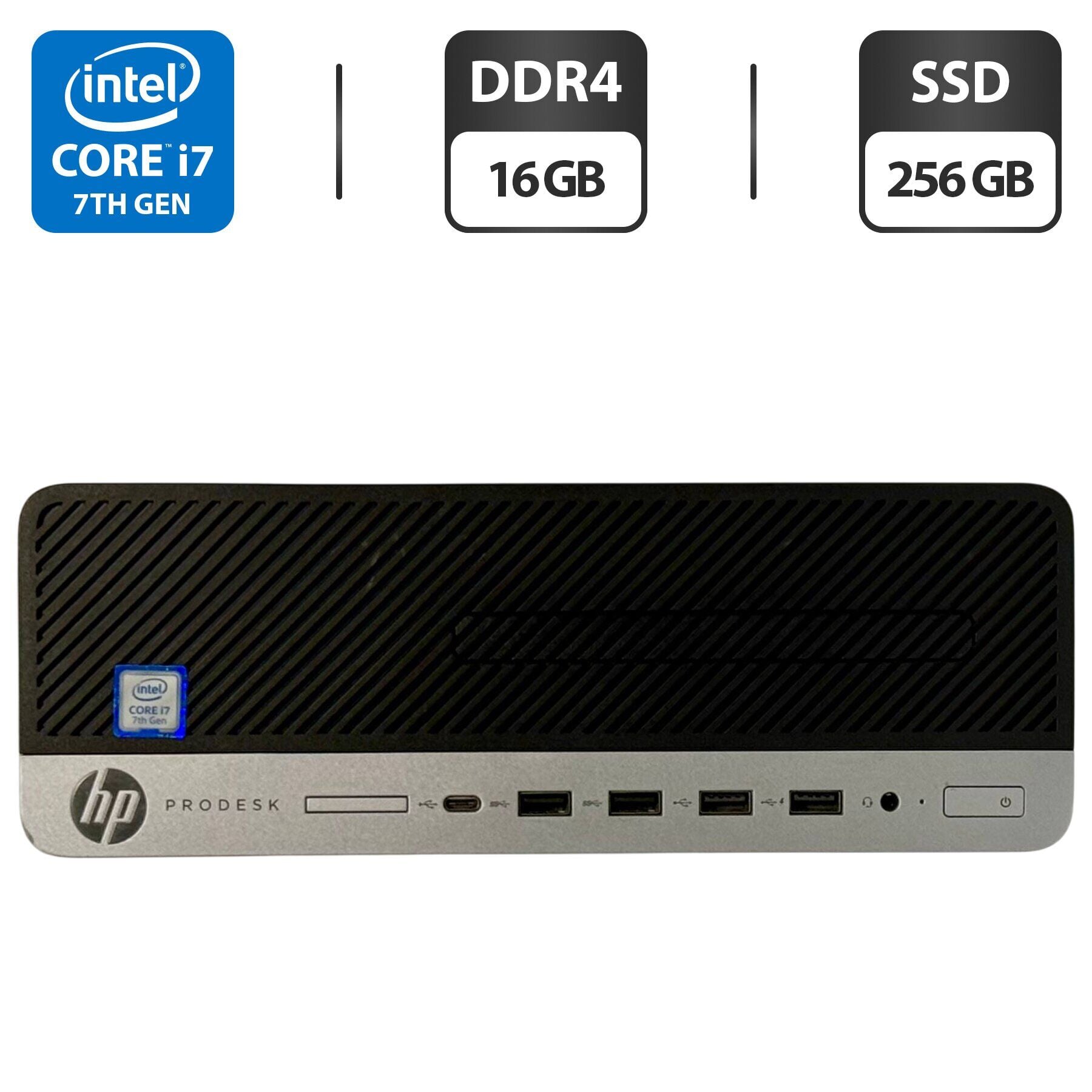 Купить компьютер HP ProDesk 600 G3 SFF / Intel Core i7-7700 (4 (8