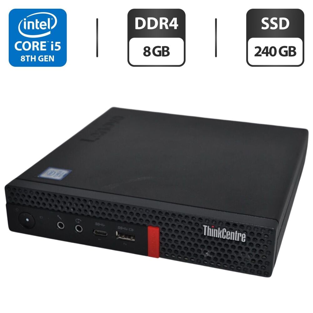 Купить неттоп Lenovo ThinkCentre M720q Tiny USFF / Intel Core i5