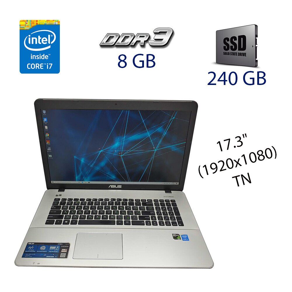 Купить игровой ноутбук Asus X751L 17.3