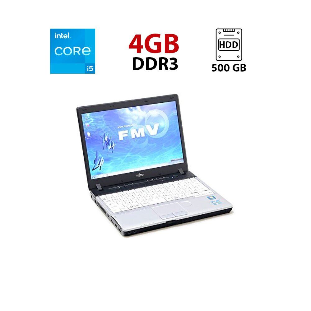 FUJITSU ◇P772/F ◇Core i5/3320M 320G 4G 12.1W マルチ Win7Pro #1 
