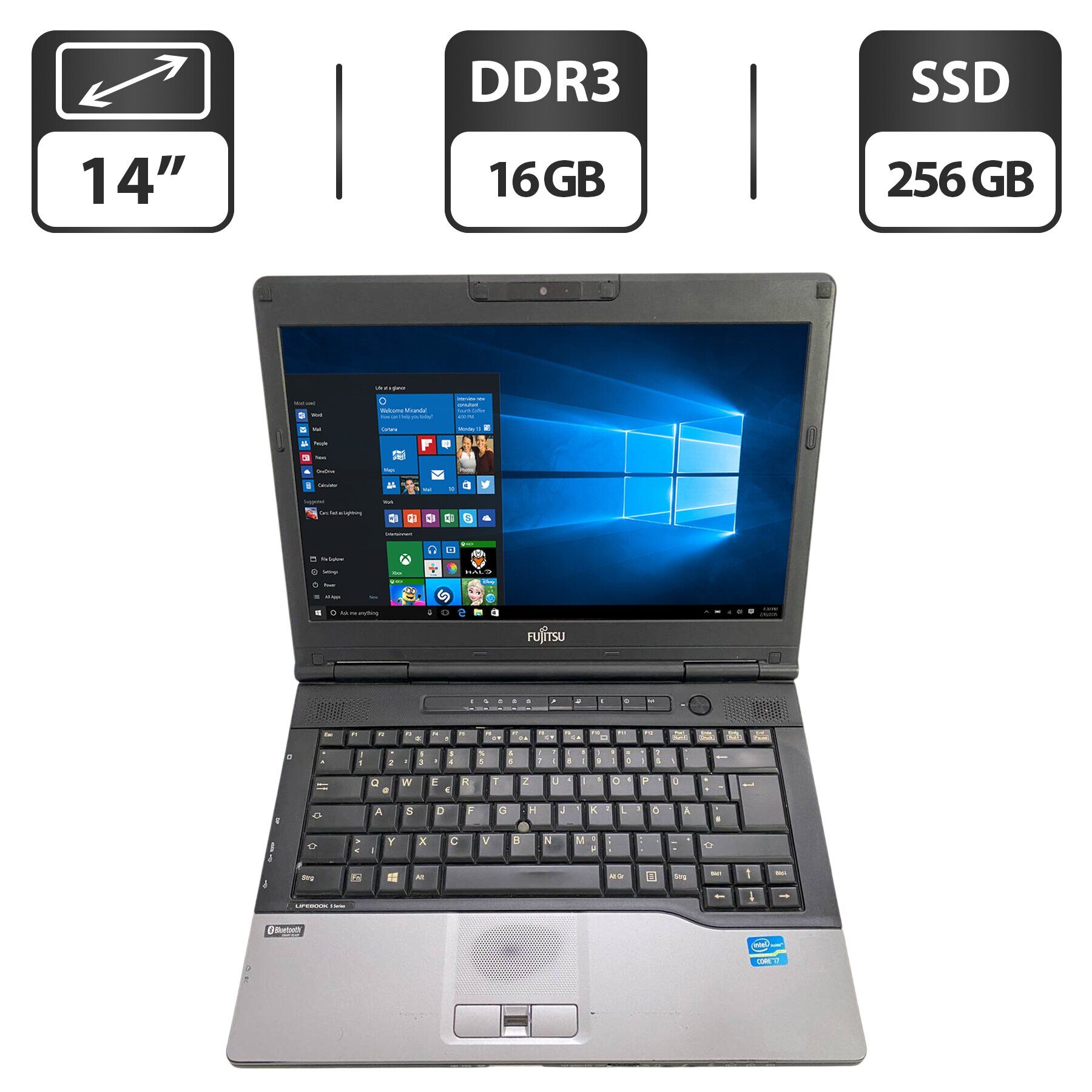 Купить ноутбук Б-класс Fujitsu LifeBook S782 / 14
