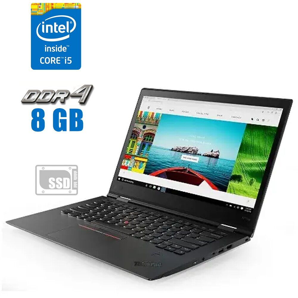 

Ультрабук Lenovo ThinkPad X1 Carbon (4th Gen) / 14" (2560x1440) IPS / Intel Core i5-6300U (2 (4) ядра по 2.4 - 3.0 GHz) / 8 GB DDR4 / 256 GB SSD / Intel HD Graphics 520 / WebCam