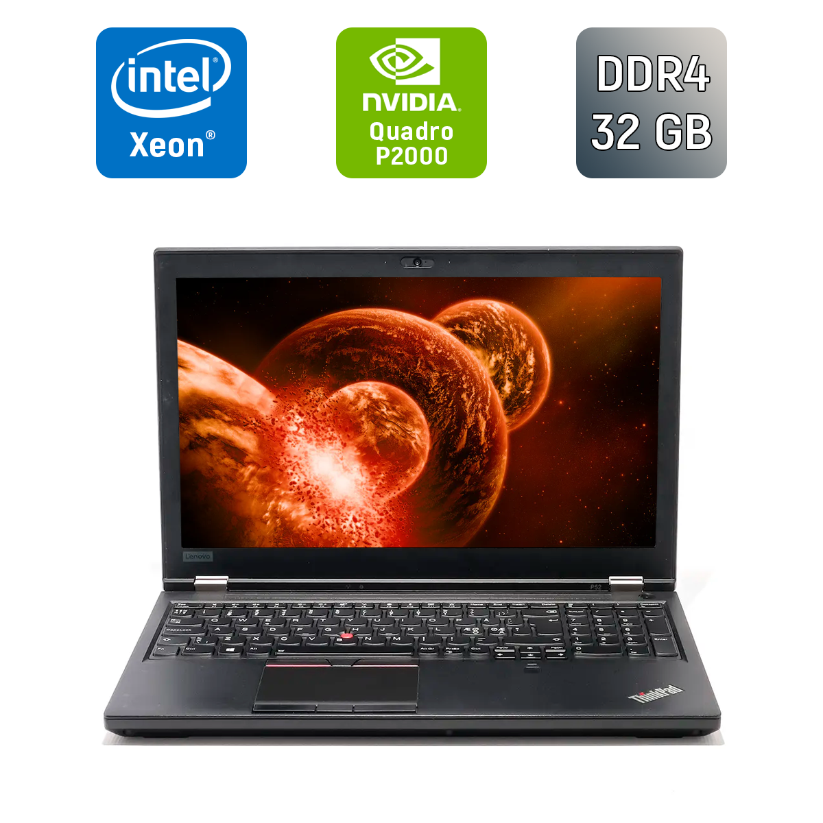 Купить мобильную рабочую станцию Lenovo ThinkPad P52 / 15.6