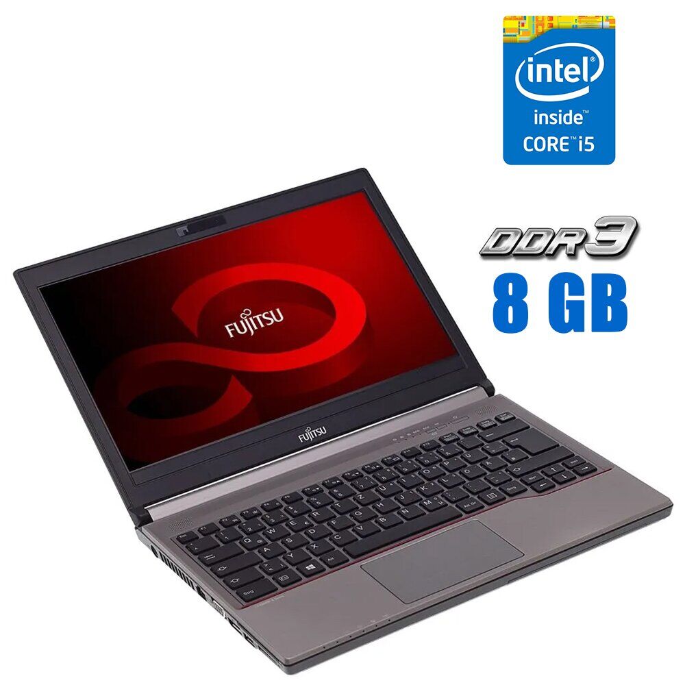 

Ноутбук Fujitsu Lifebook E744 / 14" (1366x768) TN / Intel Core i5-4300M (2 (4) ядра по 2.6 - 3.3 GHz) / 8 GB DDR3 / 512 GB SSD / Intel HD Graphics 4600 / Два АКБ