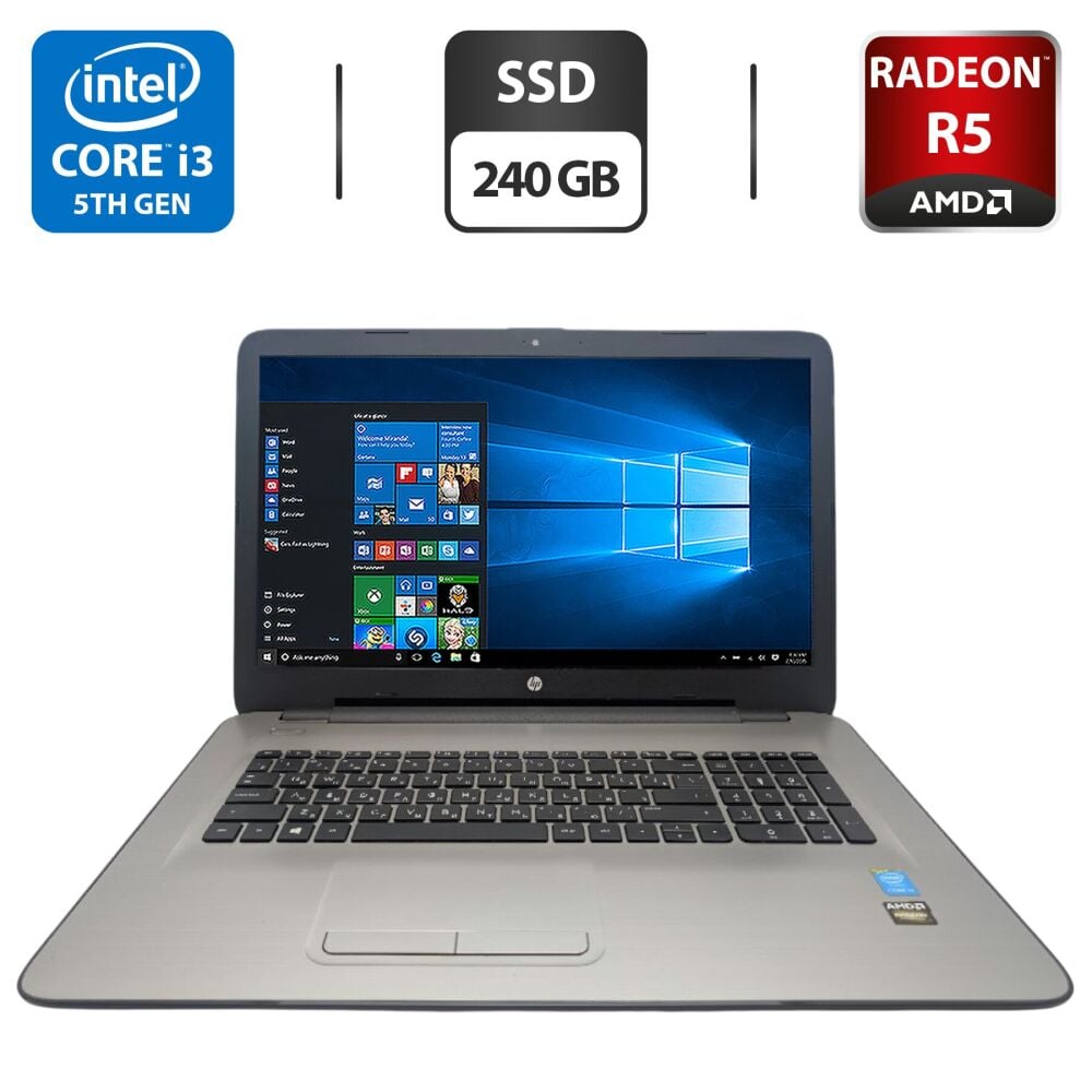 Купить ноутбук HP 17-x027ur / 17.3