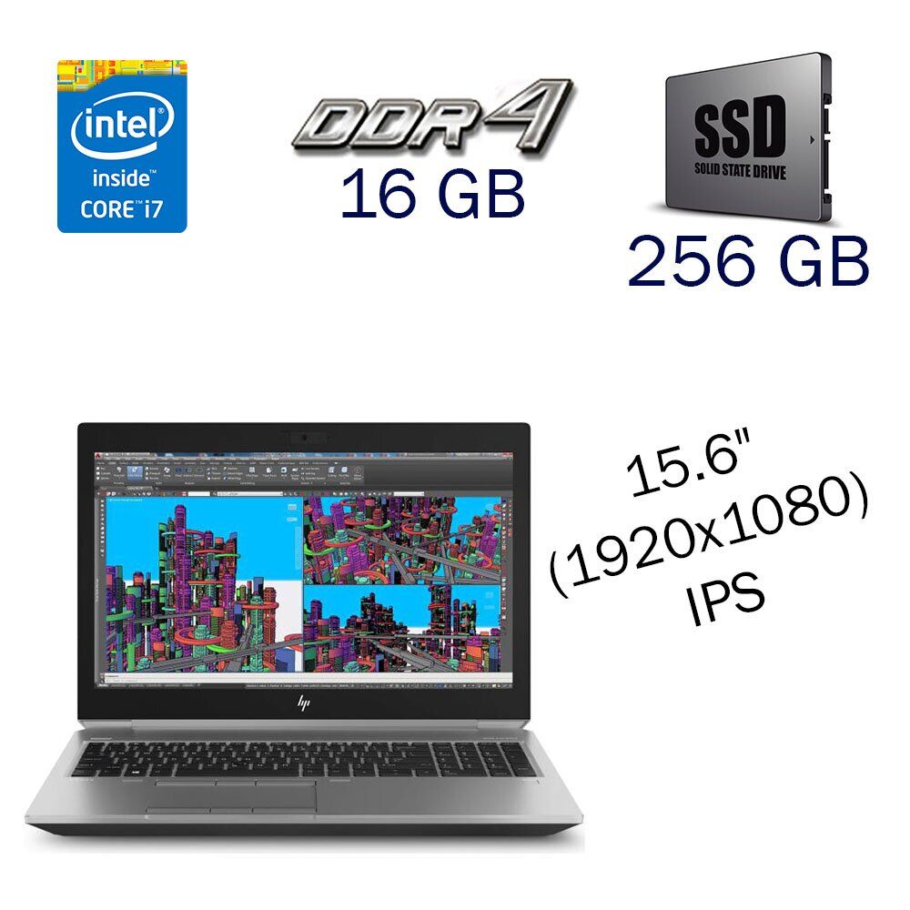 

Рабочая станция HP Zbook 15 G5 / 15.6" (1920x1080) IPS / Intel Core i7-8850H (6 (12) ядер по 2.6 - 4.3 GHz) / 16 GB DDR4 / 256 GB SSD / nVidia Quadro P1000, 4 GB GDDR5, 128-bit / WebCam