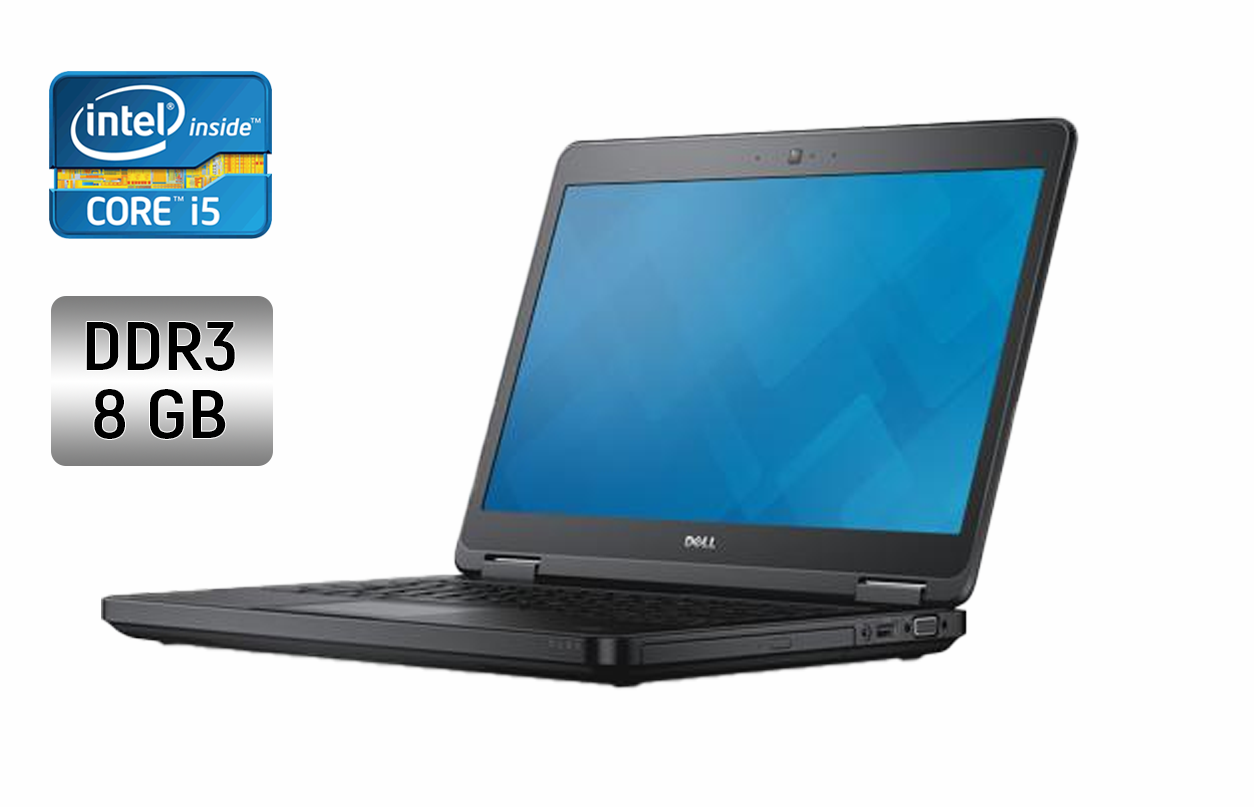 

Ноутбук Dell Latitude E5440 / 14" (1366x768) TN / Intel Core i5-4310U (2 (4) ядра по 2.0 - 3.0 GHz) / 8 GB DDR3 / 240 GB SSD / Intel HD Graphics 4400 / WebCam / Windows 10