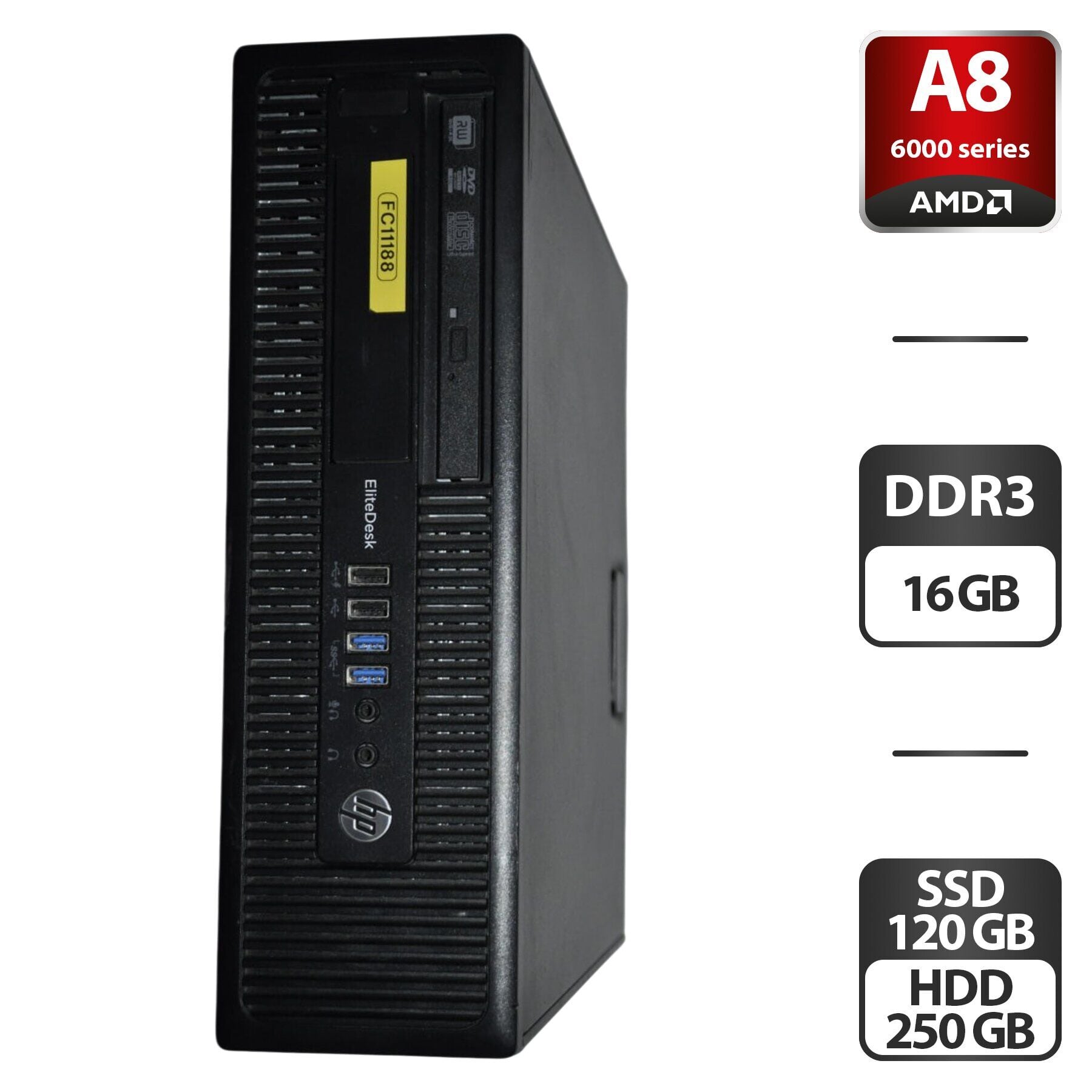 Купить компьютер HP EliteDesk 705 G1 SFF / AMD A8-6500B (4 ядра по