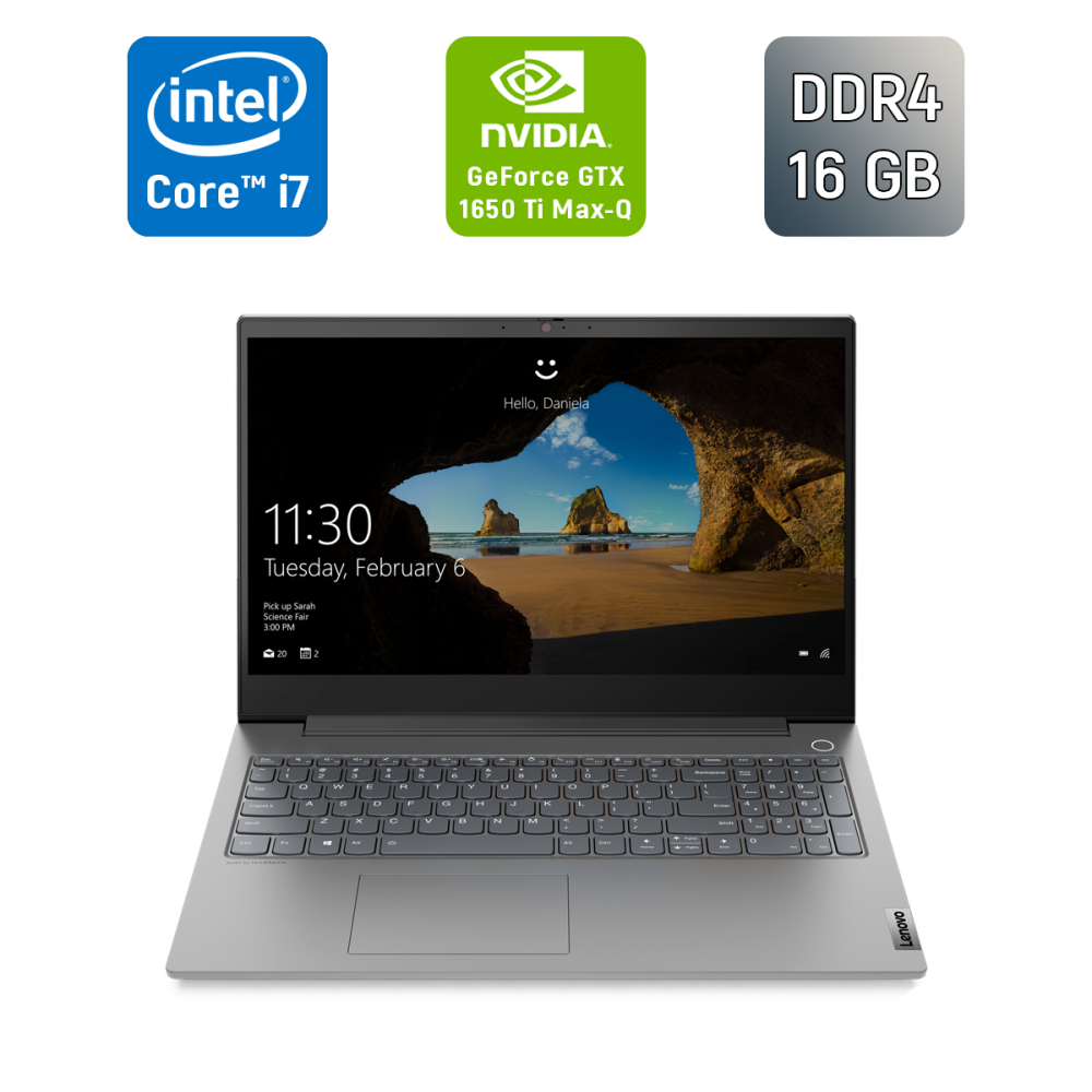 Thinkbook 15P ゲーミングノート GTX1650Ti max-q Купити ігровий ноутбук Б-клас Lenovo ThinkBook 15P / 15.6