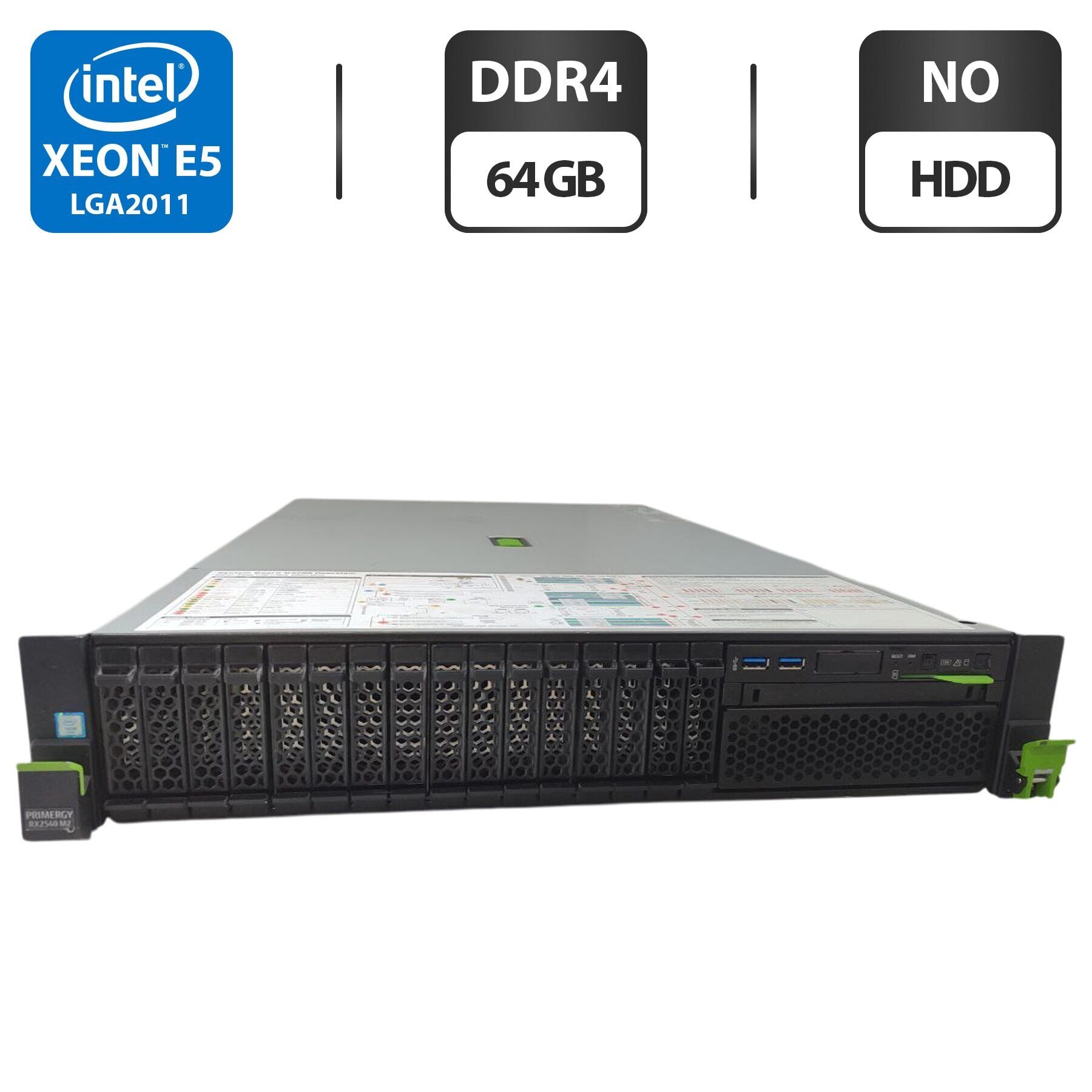 Купить сервер Fujitsu Primergy RX2540 M2 2U Rack / 2x Intel Xeon