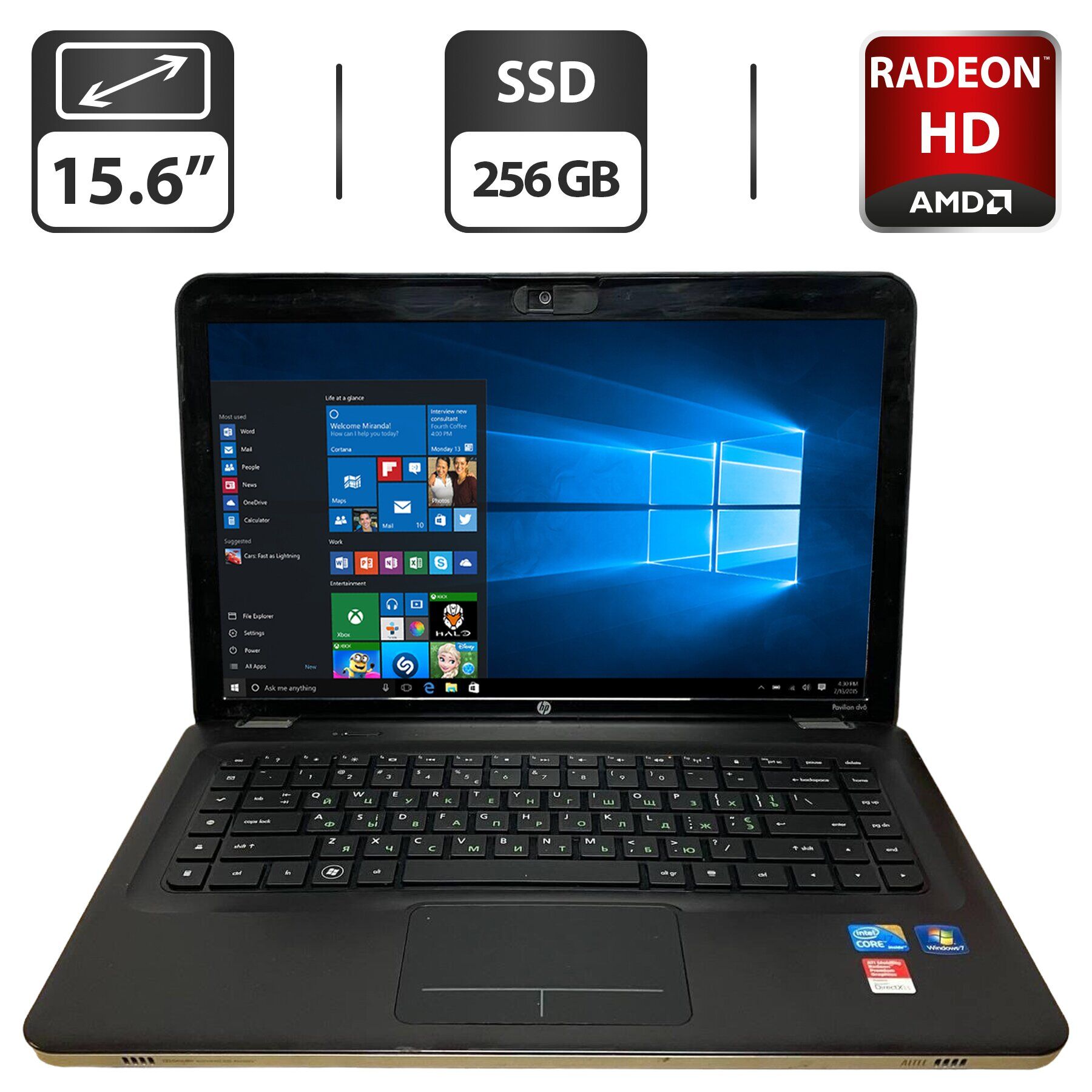 Pavilion dv6 128G SSD+320GB HDD メモリ12GB Купити ноутбук HP Pavilion DV6 / 15.6