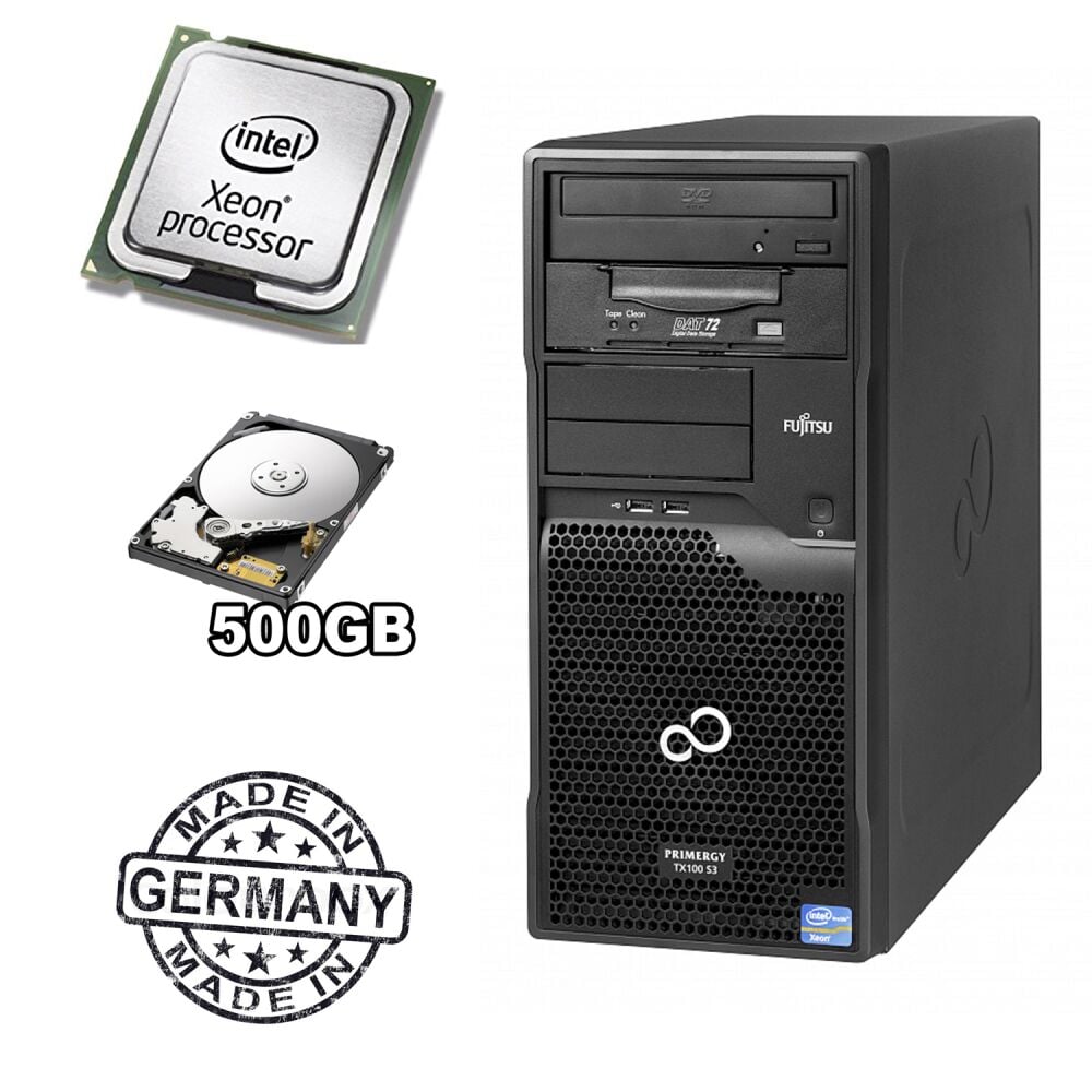 Сервер FUJITSU PRIMERGY TX100 S3p Tower Server / Intel® Xeon® E3