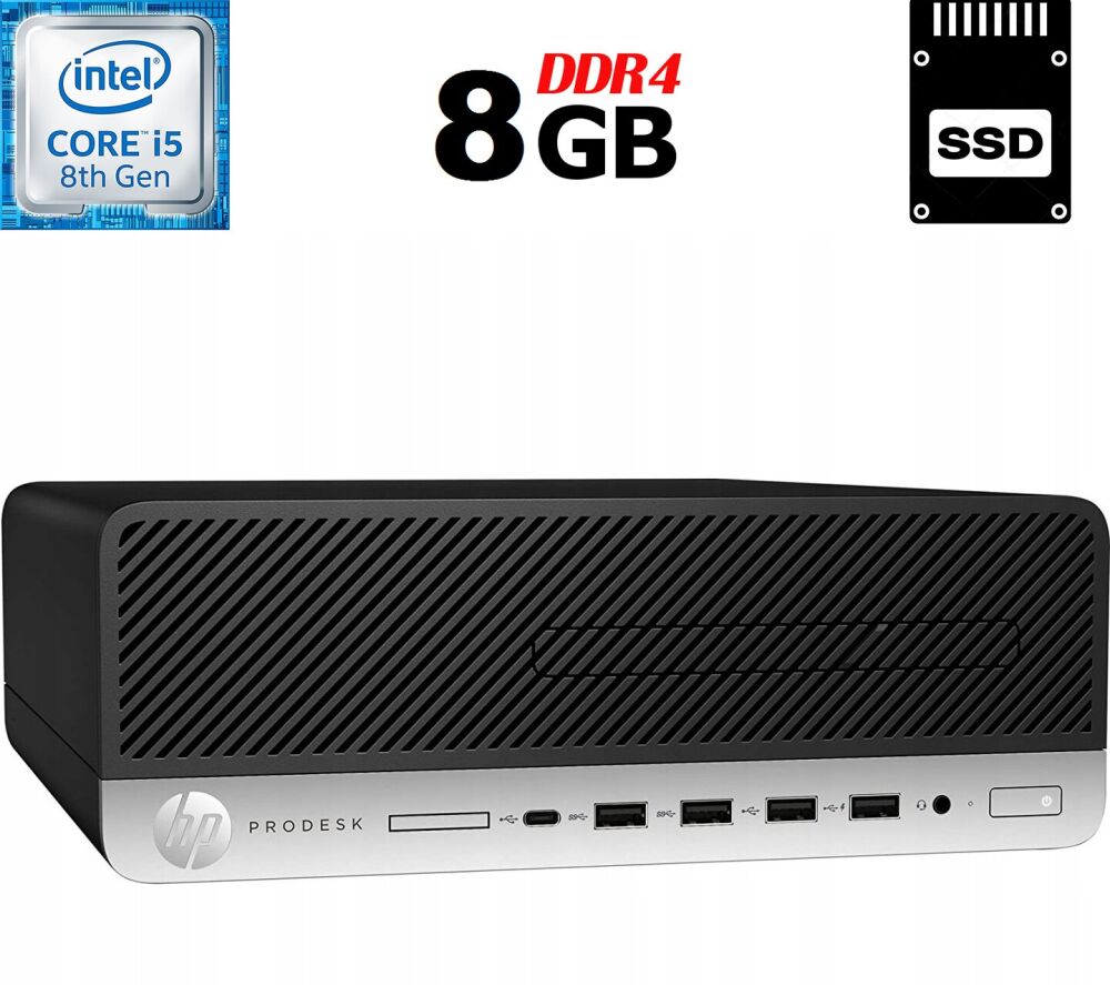 Купити Комп'ютер HP ProDesk 600 G4 SFF / Intel Core i5-8500 (6