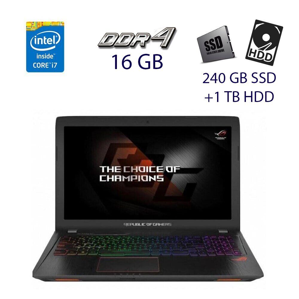 Купить ноутбук Asus ROG GL753V Black 17.3