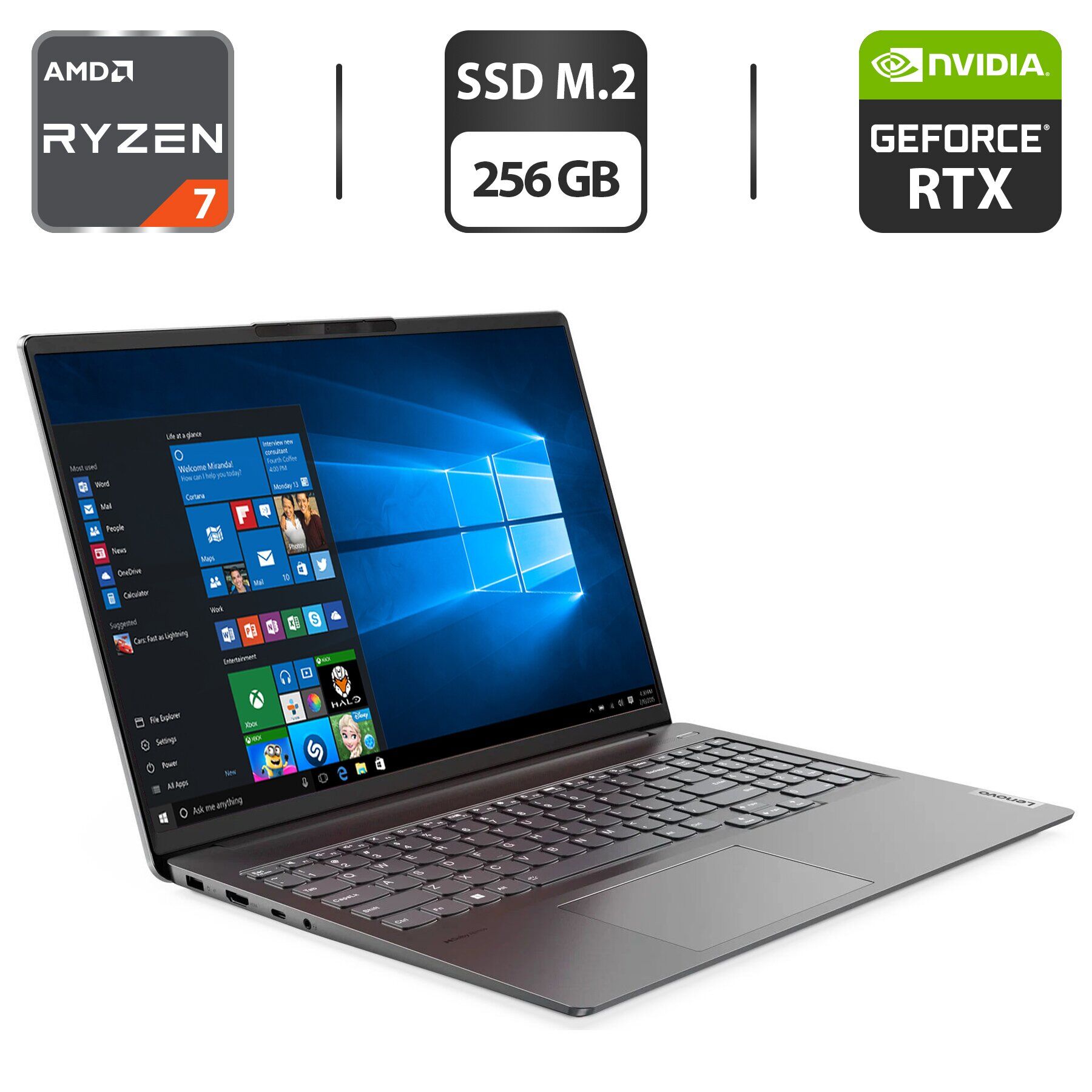 【美品】Lenovo IdeaPad 5 Pro (16) Ноутбук Lenovo IdeaPad 5 Pro-16 / AMD Ryzen™ 5 5600H, 6 ядер