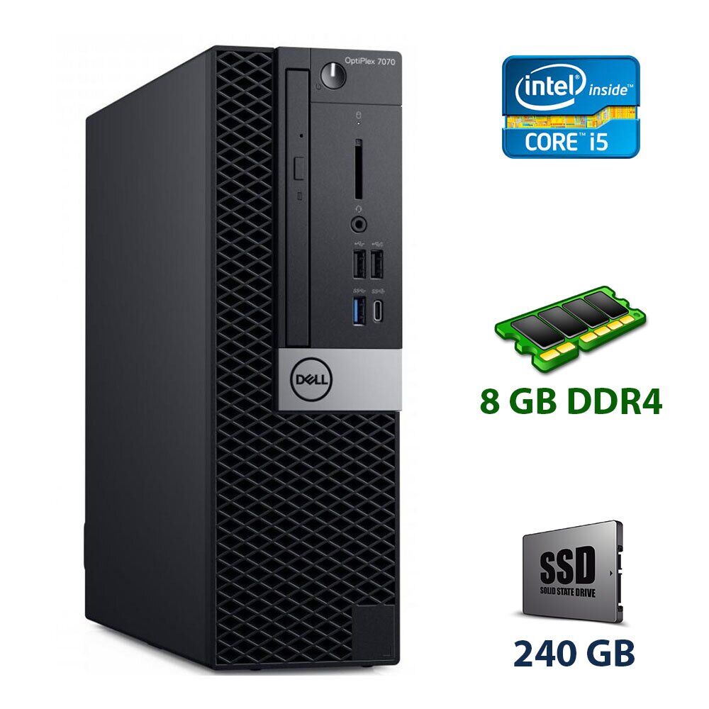 Купить компьютер Dell OptiPlex 7070 SFF на базе Intel Core i5-9500