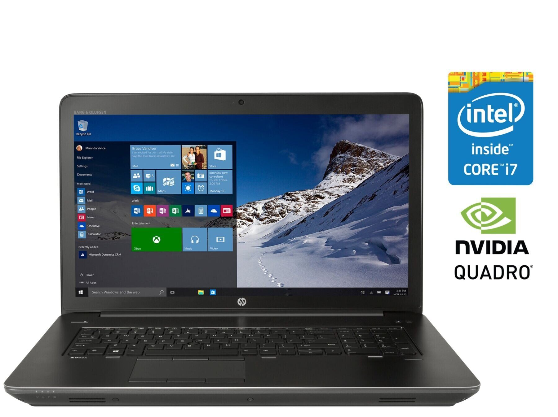 

Мобильная рабочая станция HP ZBook 17 G3 / 17.3" (1600x900) TN / Intel Core i7-6700HQ (4 (8) ядра по 2.6 - 3.5 GHz) / 16 GB DDR4 / 256 GB SSD + 500 GB HDD / nVidia Quadro M4000M, 4 GB GDDR5, 256-bit / WebCam / АКБ не держит