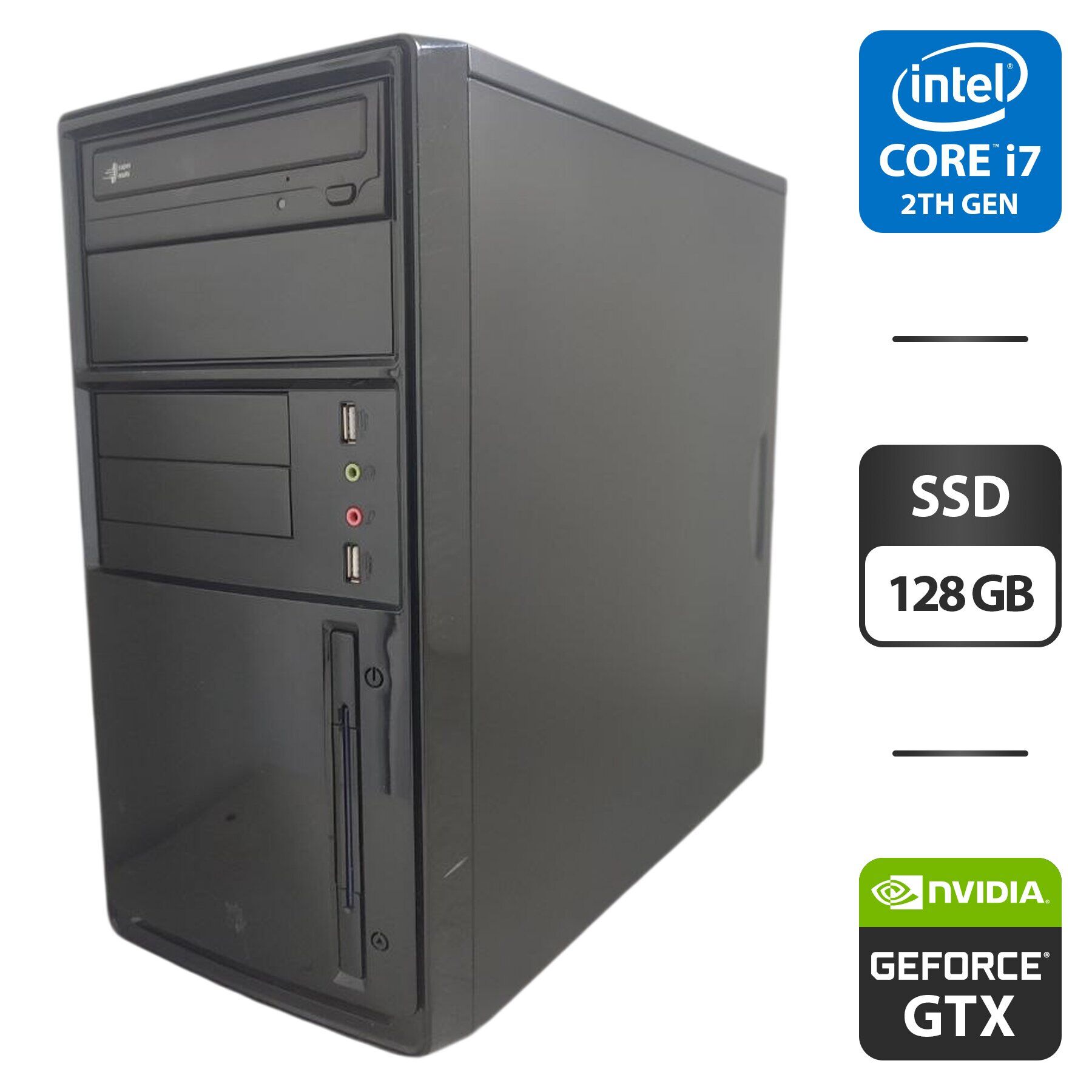 【ゲーミングPC】i7-2600 GTX750 HDD500GB メモリ8GB Купити комп'ютер NoName Tower / Intel Core i7-2600 (4 (8) ядра по