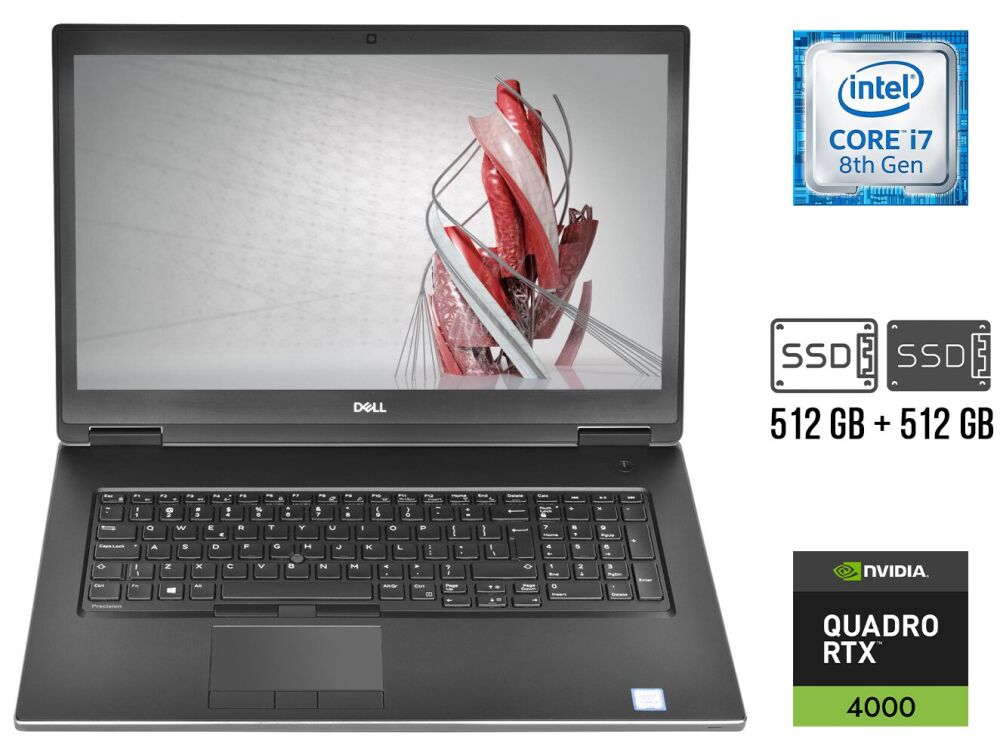 Купить Мобильная рабочая станция Dell Precision 7740 / 17.3