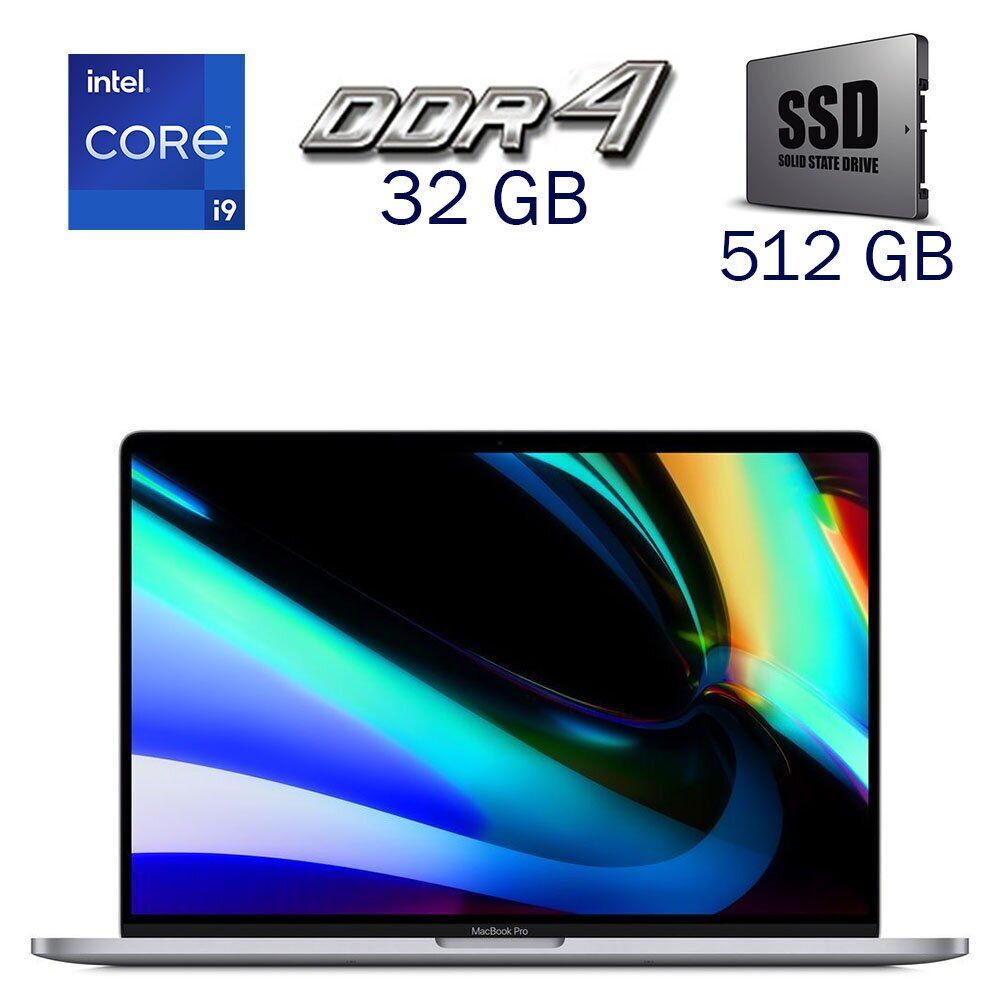 Купить ноутбук Apple MacBook Pro 16 2019 на базе Intel Core i9
