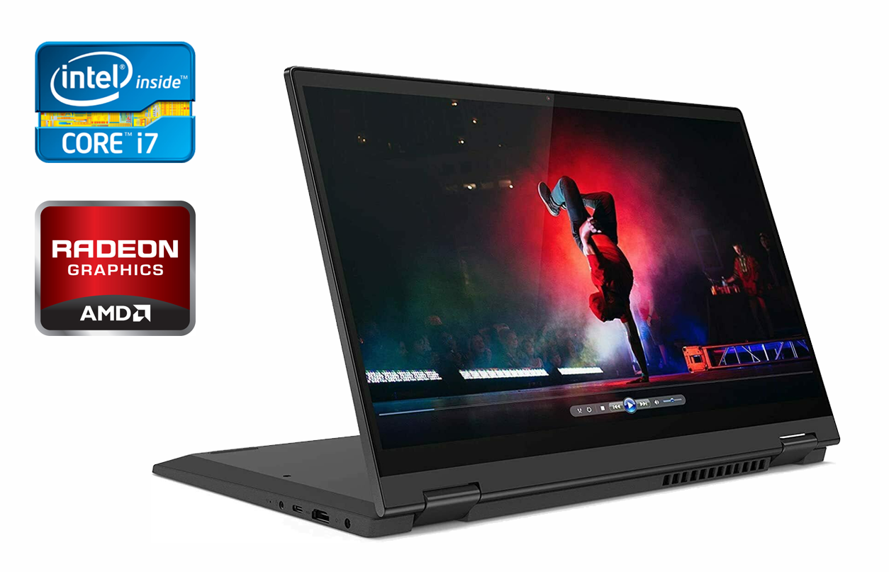

Ноутбук-трансформер Б-класс Lenovo IdeaPad Flex 510S-141KB / 15.6" (1920x1080) IPS Touch / Intel Core i7-7500U (2 (4) ядра по 2.7 - 3.5 GHz) / 16 GB DDR4 / 480 GB SSD / AMD Radeon R7 M460, 2 GB GDDR5, 64-bit / WebCam / Fingerprint / Windows 10