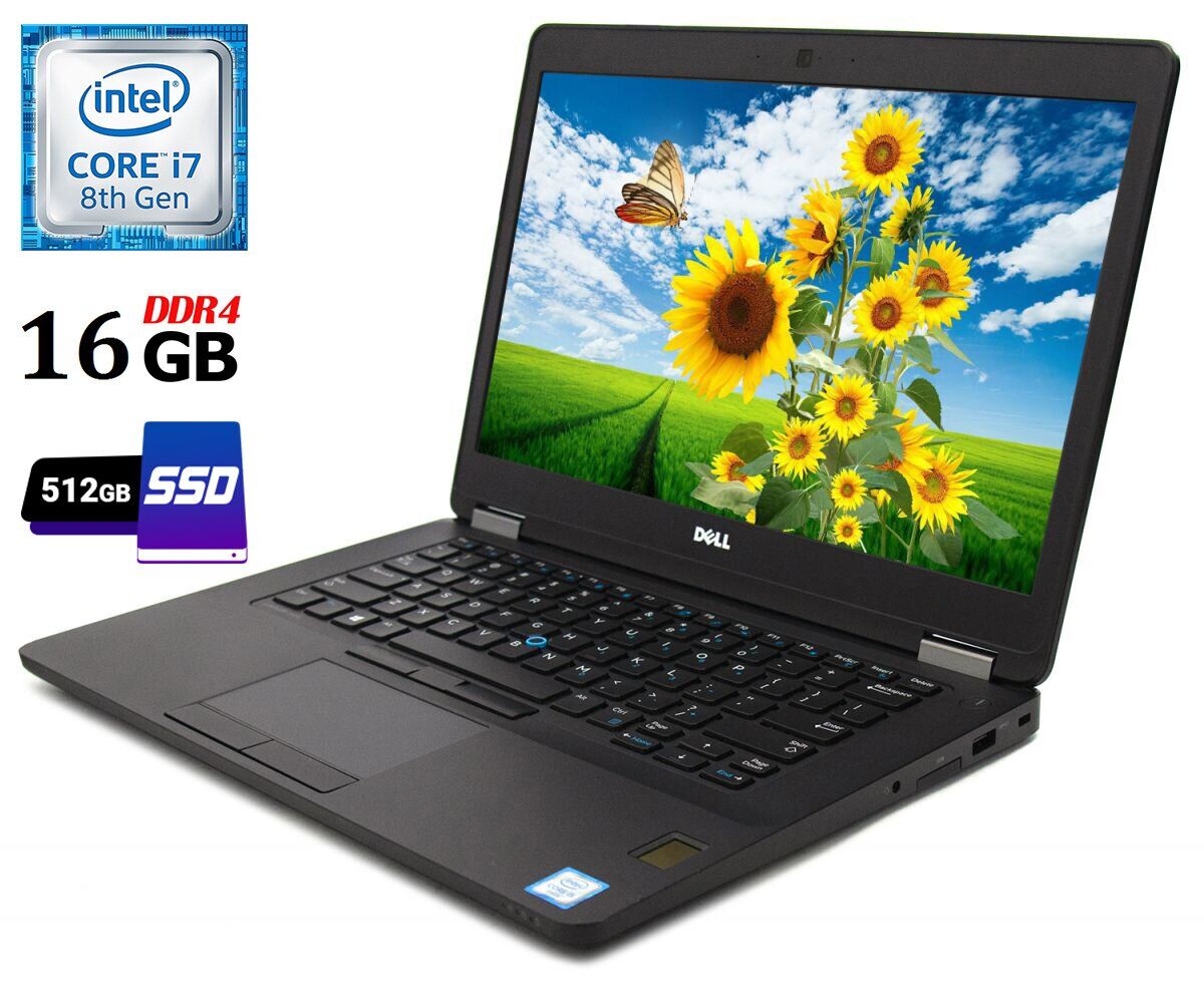 

Ноутбук Б-класс Dell Latitude 5490 / 14" (1920x1080) TN / Intel Core i7-8650U (4 (8) ядра по 1.9 - 4.2 GHz) / 16 GB DDR4 / 512 GB SSD / Intel UHD Graphics 620 / WebCam / USB 3.1 / HDMI