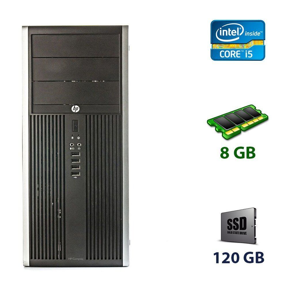 

Системный блок HP Compaq 8200 Tower / Intel Core i5-3350P (4 ядра по 3.1 - 3.3 GHz) / 8 GB DDR3 / 120 GB SSD