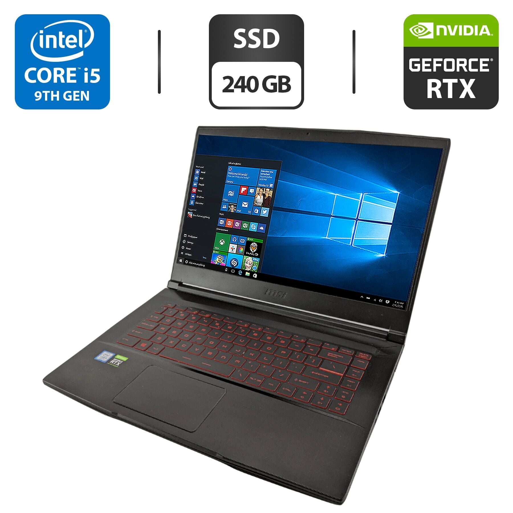 Купить игровой ноутбук MSI GF65 Thin 9SEXR / 15.6
