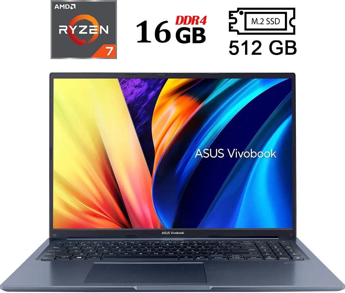 ASUS Vivobook Ryzen7 ジャンク noutbuk_asus_vivobook_16x_m160