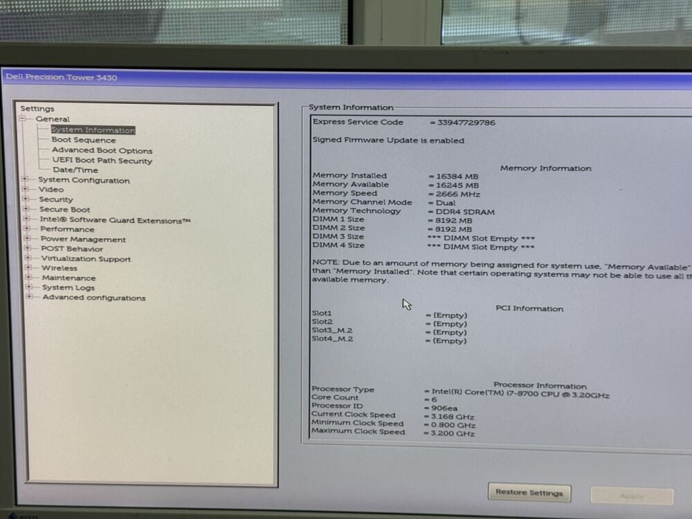 Купить компьютер Dell Precision 3430 SFF / Intel Core i7-8700 (6