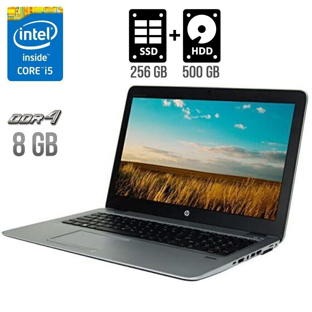 

Ноутбук Б-класс HP EliteBook 850 G3 / 15.6" (1920x1080) TN / Intel Core i5-6300U (2 (4) ядра по 2.4 - 3.0 GHz) / 8 GB DDR4 / 256 GB SSD M.2 + 500 GB HDD / Intel HD Graphics 520 / WebCam / DisplayPort