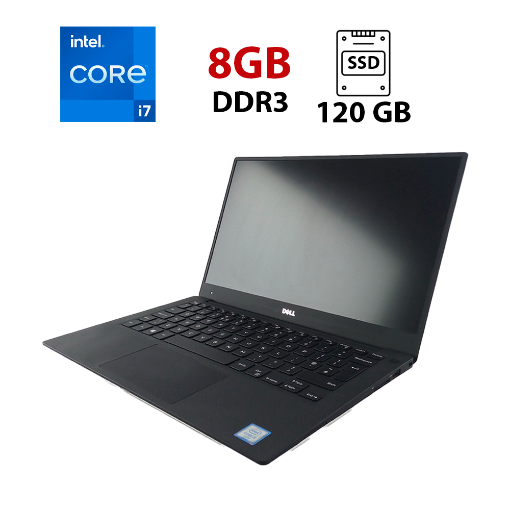 

Ультрабук Dell XPS 13 9350 / 13.3" (1920x1080) IPS / Intel Core i7-6600U (2 (4) ядра по 2.6 - 3.4 GHz) / 8 GB DDR4 / 120 GB SSD / Intel Iris Graphics 520 / WebCam / Thunderbolt