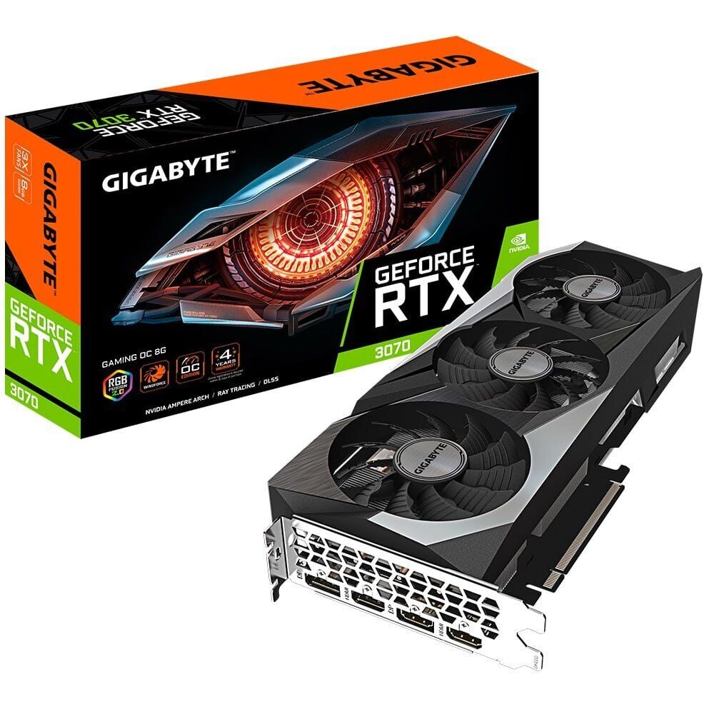 Купить дискретную видеокарту Gigabyte GeForce RTX 3070 Gaming OC