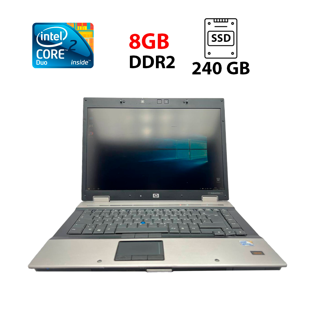 

Ноутбук HP EliteBook 8530w / 15.4" (1680x1050) TN / Intel Core 2 Duo P8600 (2 ядра по 2.4 GHz) / 8 GB DDR2 / 240 GB SSD / ATI Mobility Radeon HD 3650, 256 MB DDR2, 64-bit / WebCam