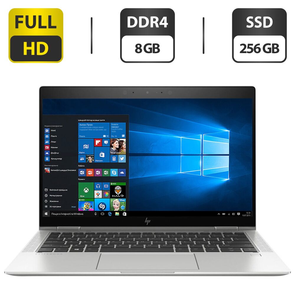 PC Portable HP EliteBook X360 1030 G4 Reconditionné I5 8Go SSD 13 Pouces Win11
