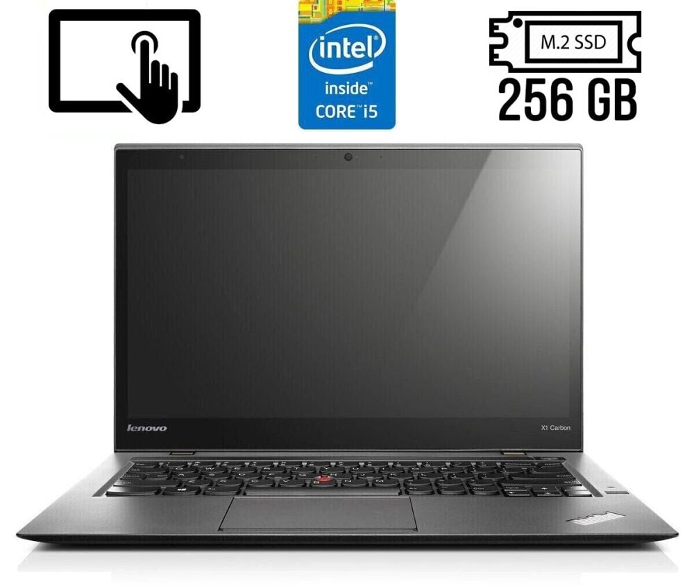 Купить Ультрабук Б-клас Lenovo ThinkPad X1 Carbon (2nd Gen) / 14