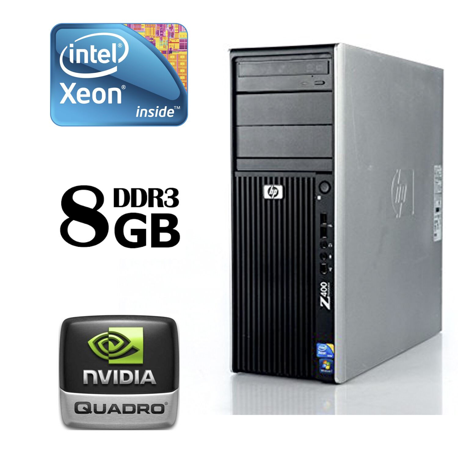HP Z400 Workstation Tower / Intel® Xeon® W3520 (4 (8) ядра по 2.66 2.
