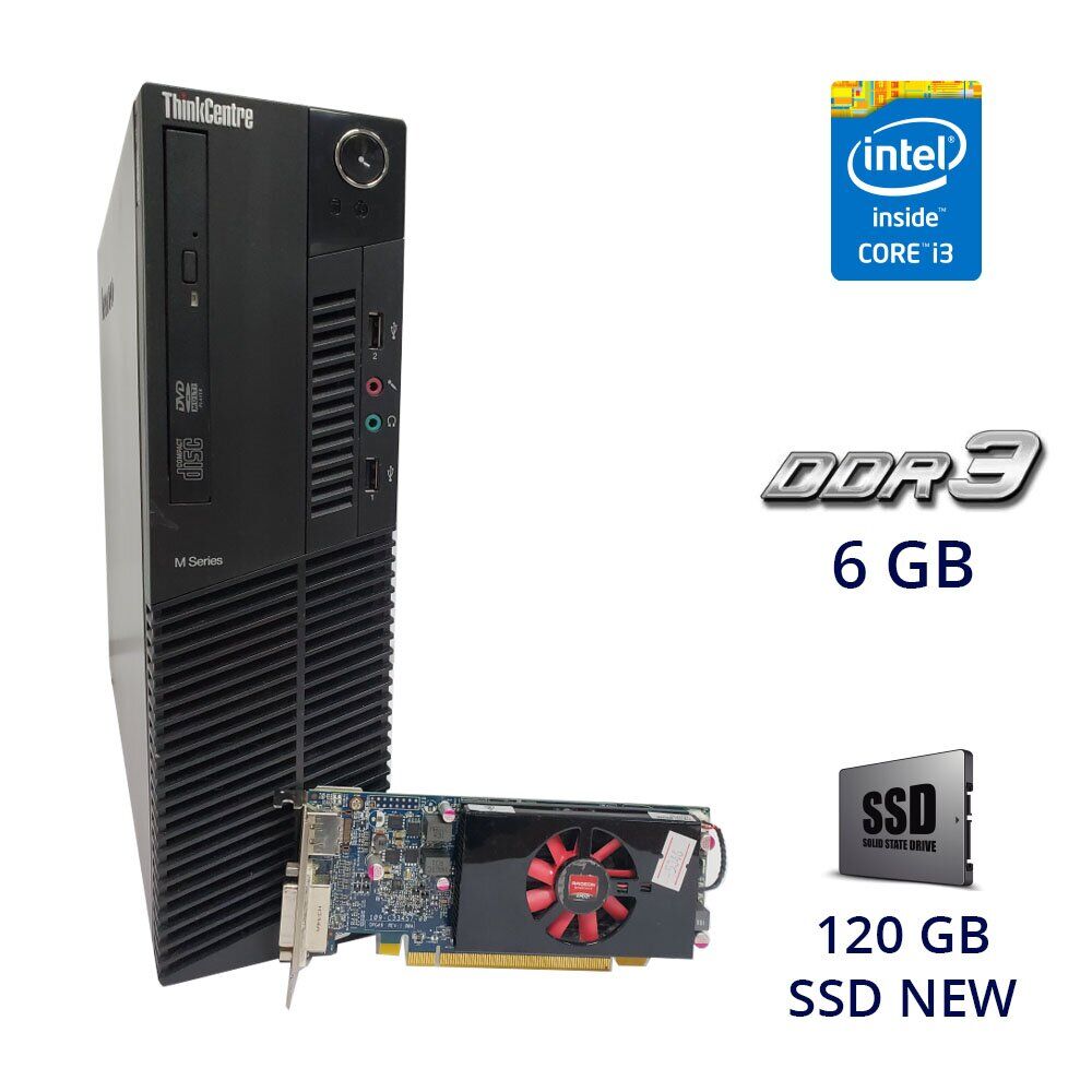 Купити ігровий ПК Lenovo ThinkCentre M91p DT на базі Intel Core i3