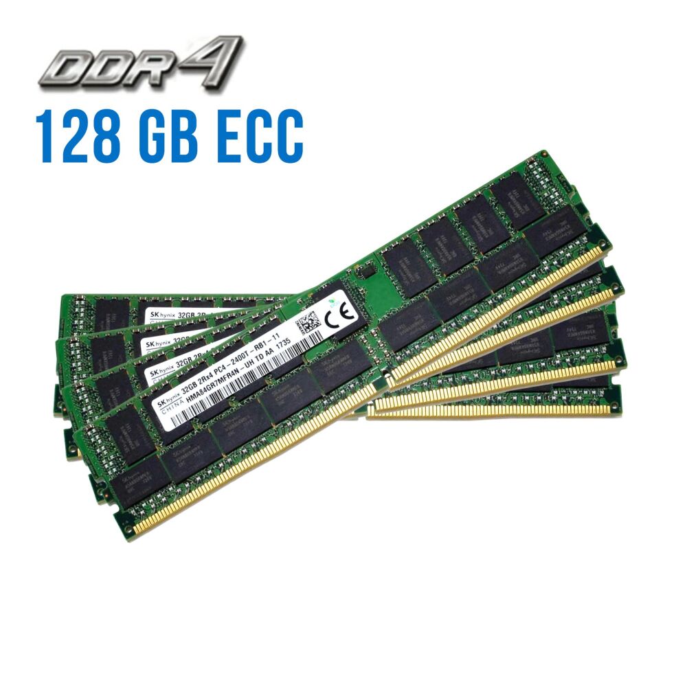 64GB Micron 2x32GB 2Rx4 PC4-2400T Server RAM ECC DDR4 DL360 DL380 G9 R730 R630 e
