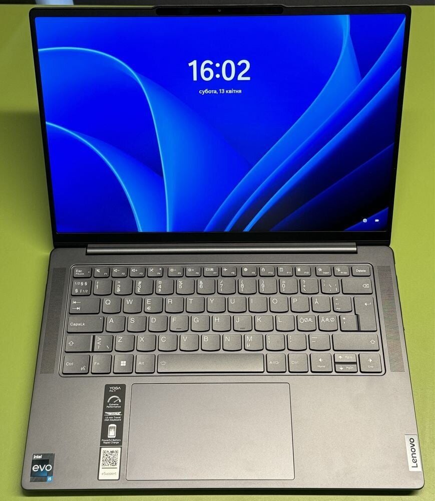 超美品LENOVO Yoga Pro7 i5-13500H 16GB 512GB Ультрабук Б-класс Lenovo Yoga Pro 7 / 14.5
